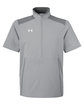 Under Armour Men's Motivate 3.0 Short Sleeve Half-Zip MOD GRY/ WH _011 OFFront