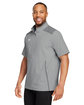 Under Armour Men's Motivate 3.0 Short Sleeve Half-Zip MOD GRY/ WH _011 ModelQrt