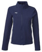 Under Armour Ladies' Rival Stretch Jacket MID NVY/ WHT_410 OFFront