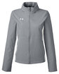 Under Armour Ladies' Rival Stretch Jacket MOD GRY/ WH_011 OFFront