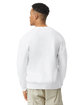 Comfort Colors Unisex Lightweight Cotton Crewneck Sweatshirt WHITE ModelBack