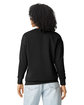 Comfort Colors Unisex Lightweight Cotton Crewneck Sweatshirt BLACK ModelBack