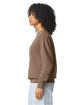 Comfort Colors Unisex Lightweight Cotton Crewneck Sweatshirt ESPRESSO ModelSide