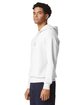 Comfort Colors Unisex Lightweight Cotton Hooded Sweatshirt WHITE ModelSide