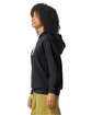 Comfort Colors Unisex Lightweight Cotton Hooded Sweatshirt BLACK ModelSide