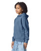 Comfort Colors Youth Lightweight Hooded Sweatshirt BLUE JEAN ModelSide