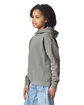 Comfort Colors Youth Lightweight Hooded Sweatshirt GREY ModelSide