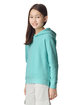 Comfort Colors Youth Lightweight Hooded Sweatshirt CHALKY MINT ModelSide