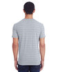 Threadfast Men's Invisible Stripe Short-Sleeve T-Shirt HTH GRY INV STRP ModelBack