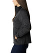 Columbia Ladies' Sweater Weather II Full- Zip BLACK HEATHER ModelSide