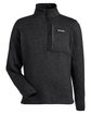 Columbia Men's Sweater Weather Half-Zip BLACK HEATHER OFFront