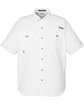 Columbia Men's Bahama II Short-Sleeve Shirt WHITE OFFront