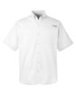 Columbia Men's Tamiami II Long-Sleeve Fishing Shirt WHITE FlatFront