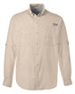 Columbia Men's Tamiami II Short-Sleeve Fishing Shirt FOSSIL FlatFront