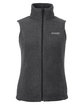 Columbia Ladies' Benton Springs Vest CHARCOAL HEATHER OFFront