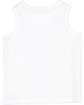 Rabbit Skins Toddler Unisex Tank WHITE ModelBack