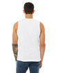 Bella + Canvas Unisex Jersey Muscle Tank WHITE ModelBack