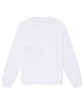 Bella + Canvas Unisex 6oz Heavyweight Long-Sleeve T-Shirt WHITE FlatBack