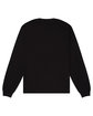 Bella + Canvas Unisex 6oz Heavyweight Long-Sleeve T-Shirt BLACK FlatBack