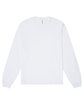 Bella + Canvas Unisex 6oz Heavyweight Long-Sleeve T-Shirt WHITE FlatFront