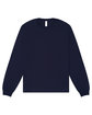 Bella + Canvas Unisex 6oz Heavyweight Long-Sleeve T-Shirt NAVY FlatFront