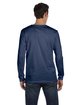 Bella + Canvas Unisex Triblend Long-Sleeve T-Shirt NAVY TRIBLEND ModelBack