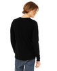 Bella + Canvas Unisex Triblend Long-Sleeve T-Shirt SOLID BLK TRBLND ModelBack