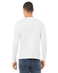 Bella + Canvas Unisex Triblend Long-Sleeve T-Shirt SOLID WHT TRBLND ModelBack