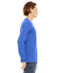 Bella + Canvas Unisex Triblend Long-Sleeve T-Shirt TR ROYAL TRIBLND ModelSide