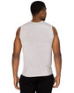 Threadfast Unisex Impact Tank HEATHER GREY ModelBack