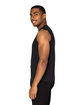 Threadfast Unisex Impact Tank BLACK ModelSide