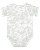 Rabbit Skins Infant Fine Jersey Bodysuit HAZE TIE DYE ModelBack