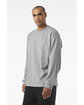 Bella + Canvas Unisex 7.5 oz Heavyweight Long Sleeve T-Shirt ATHLETIC HEATHER ModelSide