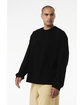 Bella + Canvas Unisex 7.5 oz Heavyweight Long Sleeve T-Shirt BLACK ModelSide