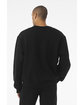 Bella + Canvas Unisex 10oz Crewneck Sweatshirt BLACK ModelBack