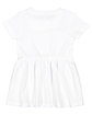 Rabbit Skins Infant Fine Jersey Dress WHITE ModelBack