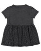 Rabbit Skins Infant Fine Jersey Dress VIN SMK/ BLK LPR ModelBack