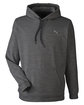 Puma Golf Men's Cloudspun Progress Hooded Sweatshirt PUMA BLACK HTHR OFFront