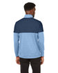 Puma Golf Men's Cloudspun Warm Up Quarter-Zip BLU BELL/ DK DNM ModelBack