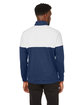 Puma Golf Men's Cloudspun Warm Up Quarter-Zip PEACOAT/ BRT WHT ModelBack