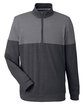 Puma Golf Men's Cloudspun Warm Up Quarter-Zip PMA BLK/ QUT SHD OFFront