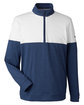 Puma Golf Men's Cloudspun Warm Up Quarter-Zip PEACOAT/ BRT WHT OFFront