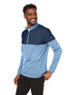 Puma Golf Men's Cloudspun Warm Up Quarter-Zip BLU BELL/ DK DNM ModelQrt