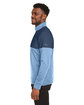 Puma Golf Men's Cloudspun Warm Up Quarter-Zip BLU BELL/ DK DNM ModelSide