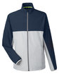 Puma Golf Men's 1st Mile Wind Jacket NAVY BLZ/ HGH RS OFFront