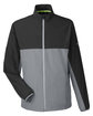 Puma Golf Men's 1st Mile Wind Jacket PMA BLK/ QUT SHD OFFront