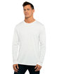 Next Level Apparel Men's Triblend Long-Sleeve Crew  