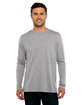 Next Level Apparel Men's Triblend Long-Sleeve Crew  