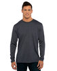 Next Level Apparel Men's Triblend Long-Sleeve Crew  