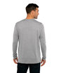 Next Level Apparel Men's Triblend Long-Sleeve Crew PREMIUM HEATHER ModelBack